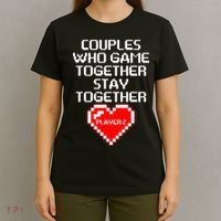 Couples Who Game Together Stay Together T-Shirt thumb 4