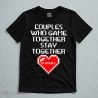 Couples Who Game Together Stay Together T-Shirt thumb 5
