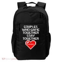 Couples Who Game Together Stay Together Backpack thumb 0