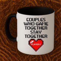 Couples Who Game Together Stay Together Coffee Mug thumb 2