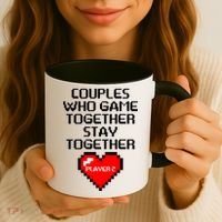 Couples Who Game Together Stay Together Coffee Mug thumb 3