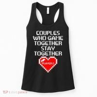 Couples Who Game Together Stay Together Women's Tank Top thumb 0