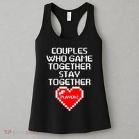 Couples Who Game Together Stay Together Women's Tank Top thumb 3