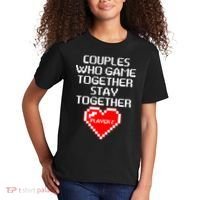 Couples Who Game Together Stay Together Kids T-Shirt thumb 2