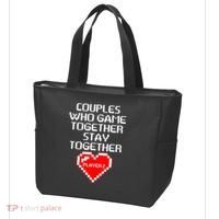 Couples Who Game Together Stay Together Tote Bag thumb 3