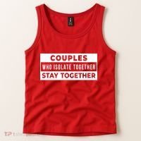 Couples Who Isolate Together Stay Together Tank Top thumb 2