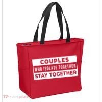 Couples Who Isolate Together Stay Together Tote Bag thumb 2