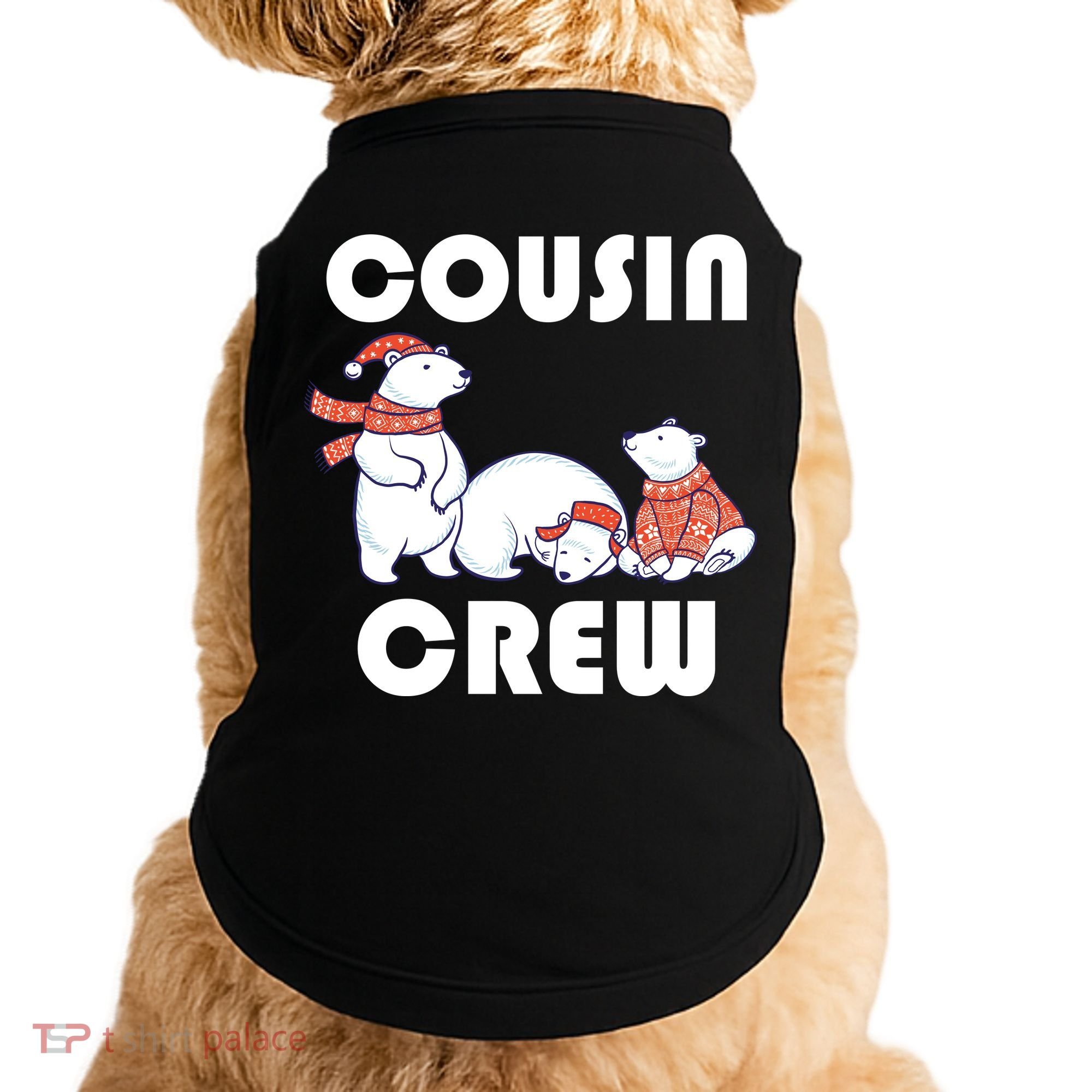 Cousin Crew Cute Polar Bears Doggie Tank