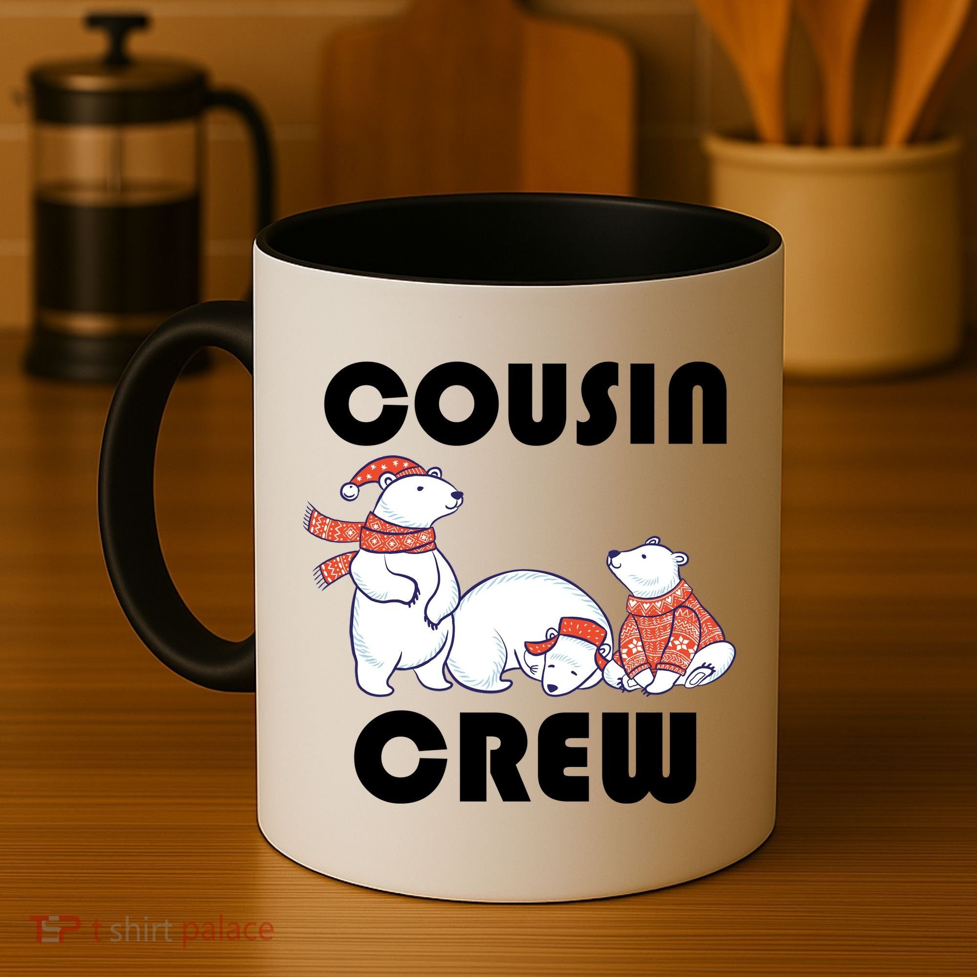 Cousin Crew Cute Polar Bears Coffee Mug