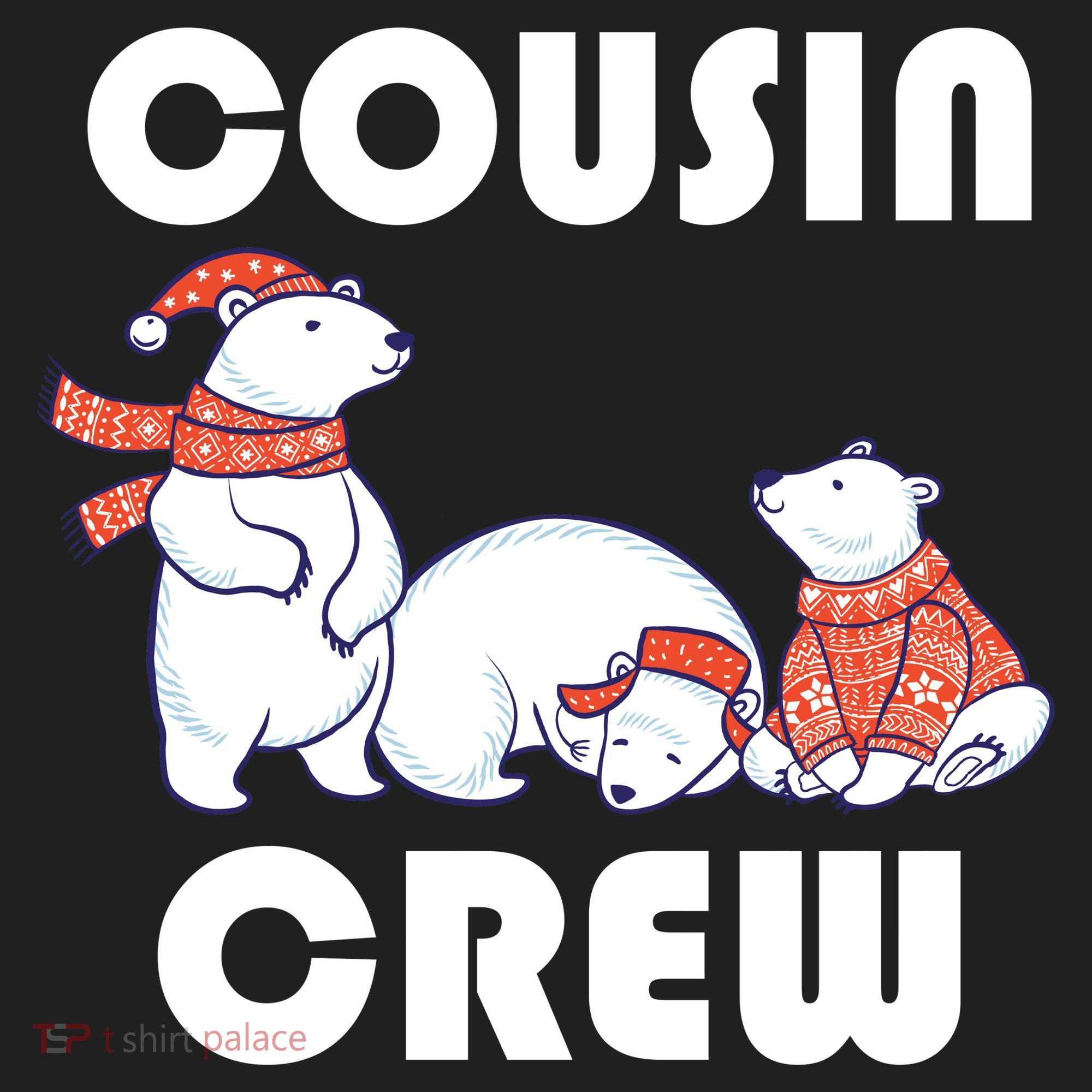 Cousin Crew Cute Polar Bears Beanie