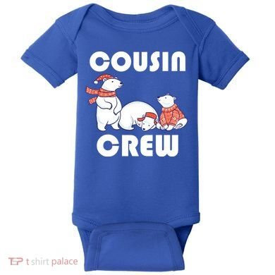 Cousin Crew Cute Polar Bears Baby Bodysuit