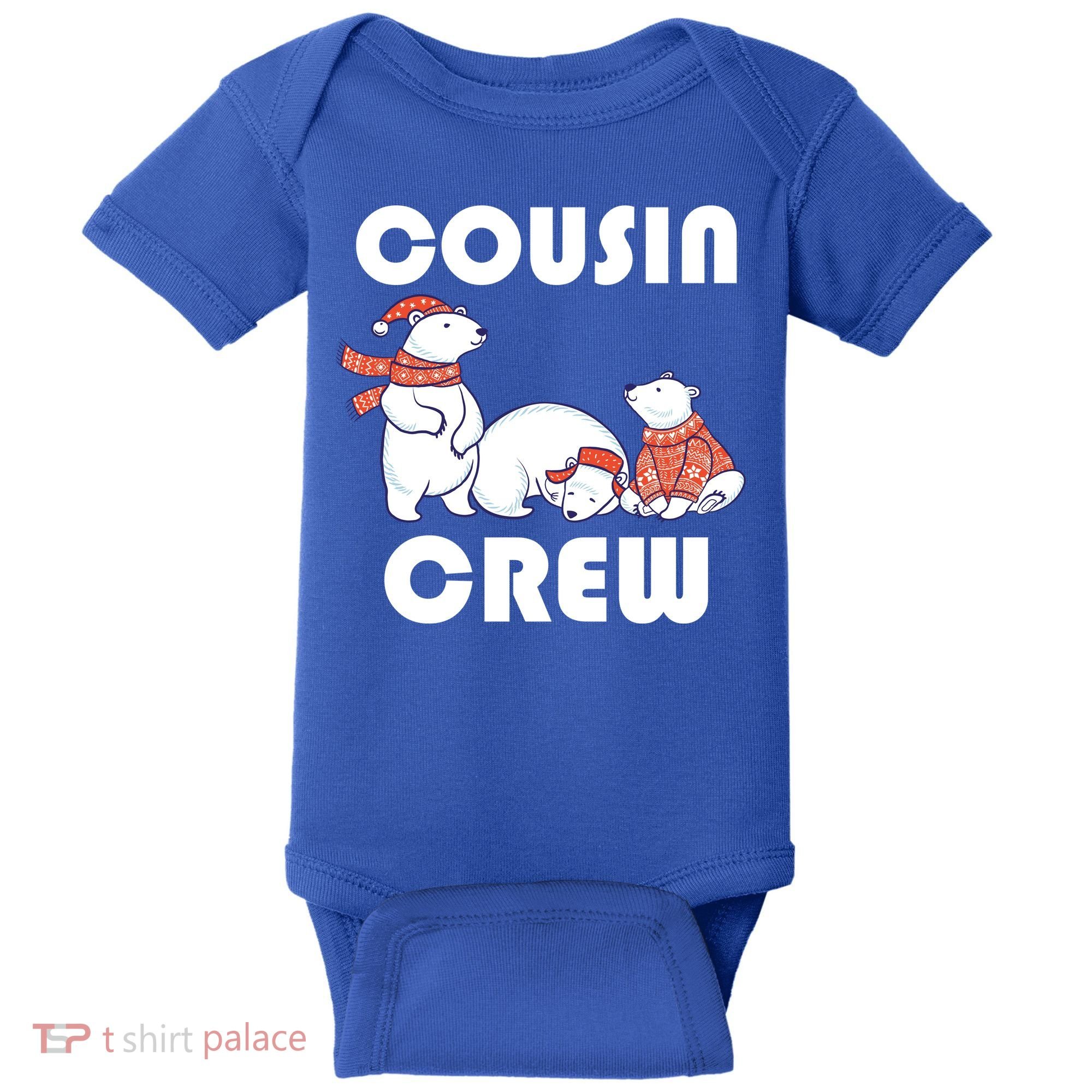 Cousin Crew Cute Polar Bears Baby Bodysuit