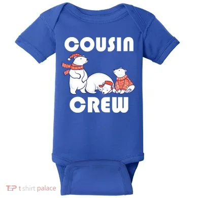 Cousin Crew Cute Polar Bears Baby Bodysuit