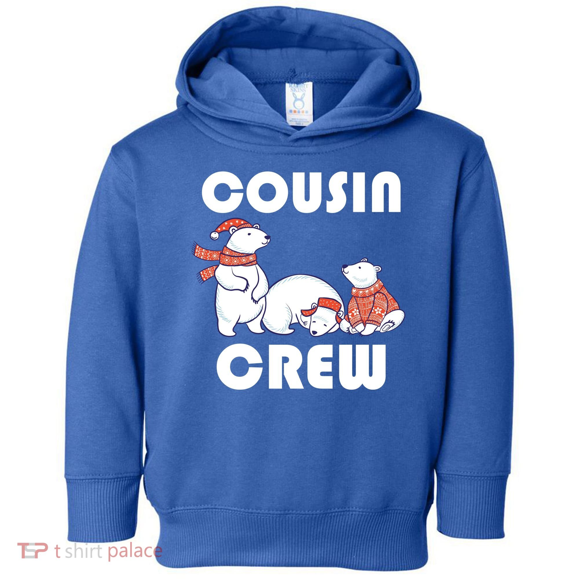 Cousin Crew Cute Polar Bears Toddler Hoodie