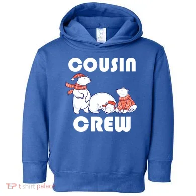 Cousin Crew Cute Polar Bears Toddler Hoodie