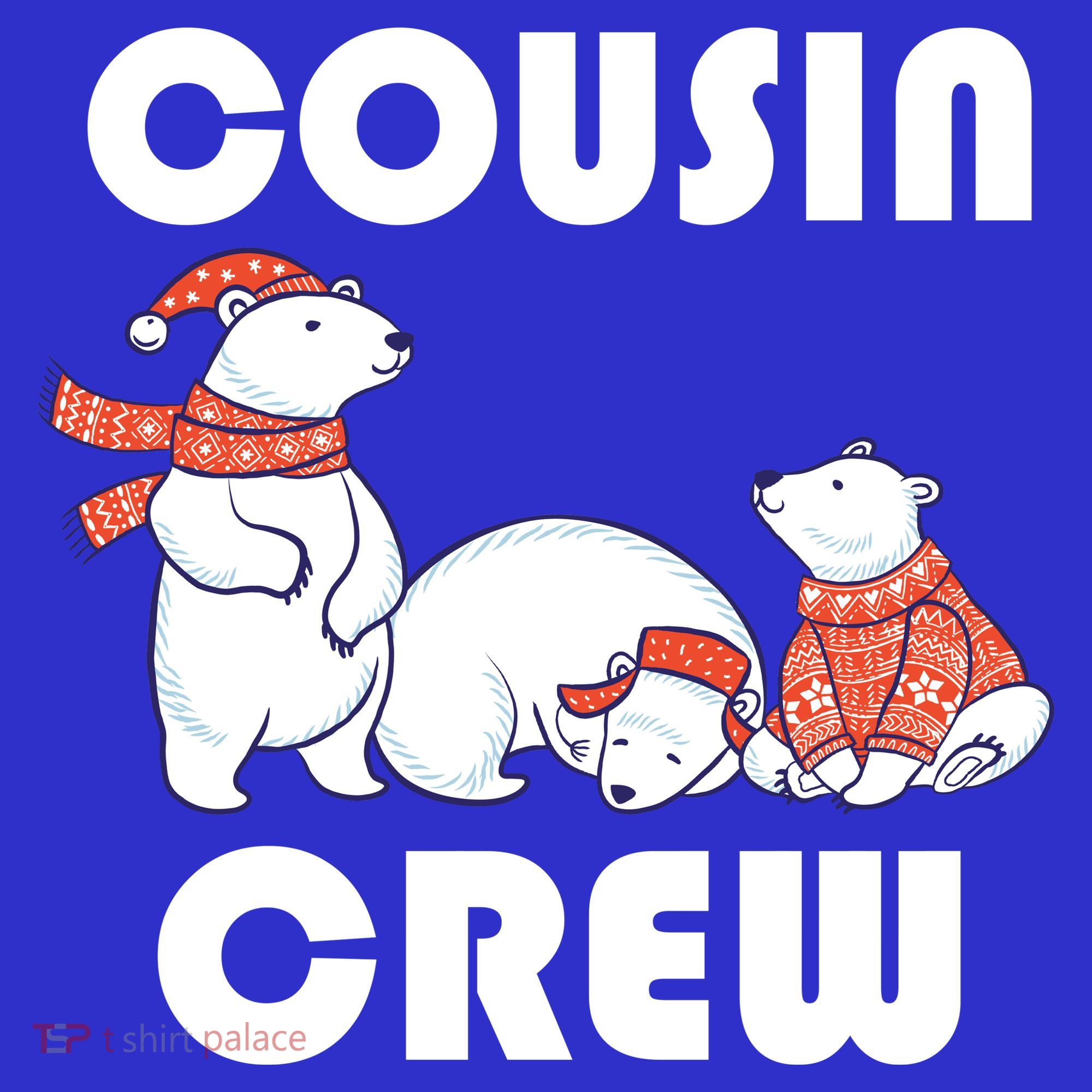 Cousin Crew Cute Polar Bears Toddler Hoodie