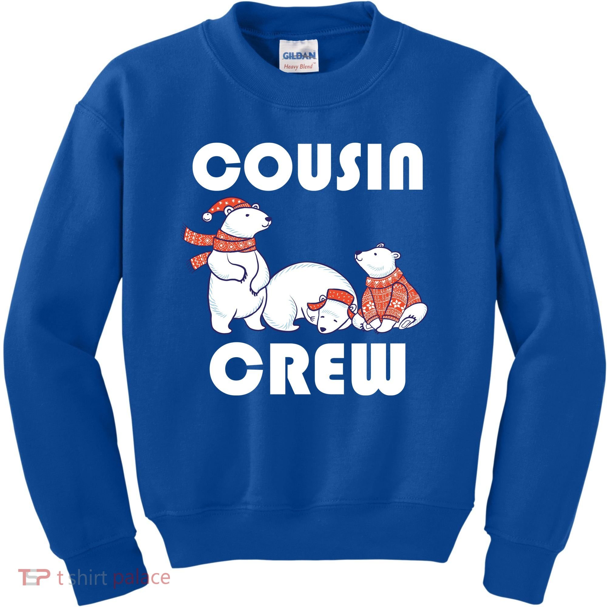 Cousin Crew Cute Polar Bears Kids Sweatshirt