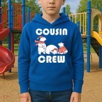 Cousin Crew Cute Polar Bears Kids Hoodie thumb 2