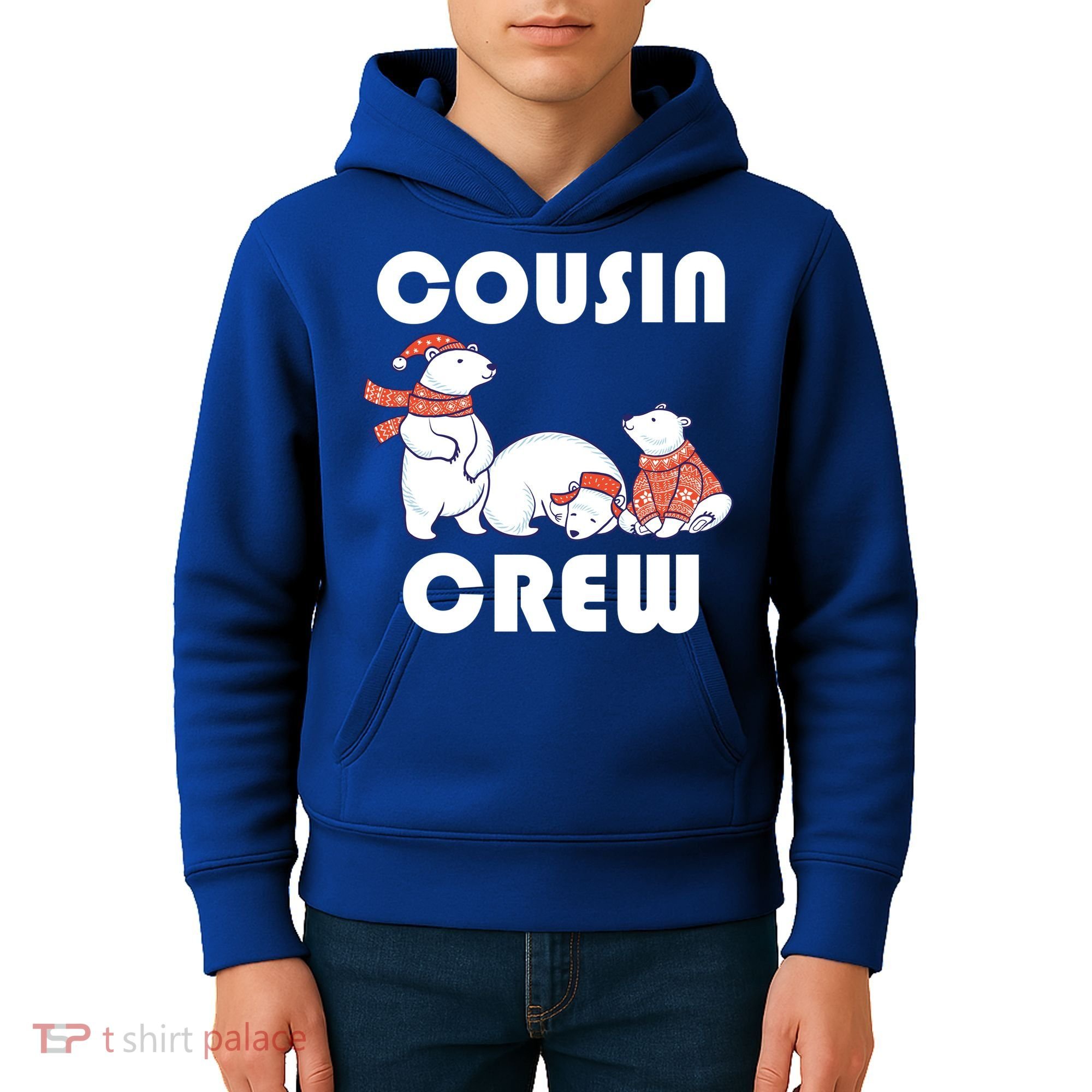 Cousin Crew Cute Polar Bears Kids Hoodie