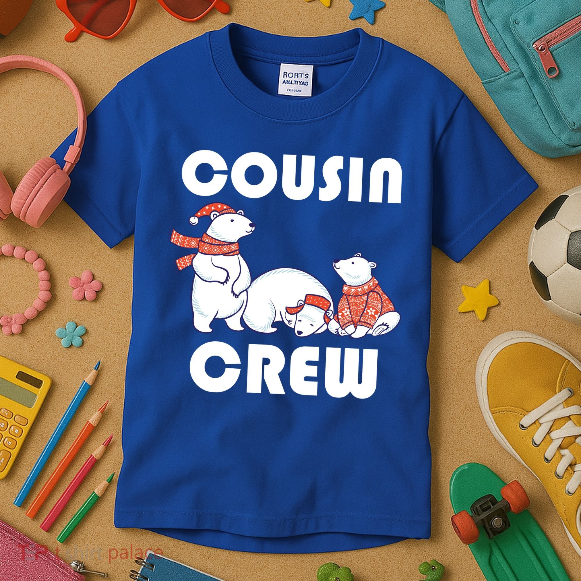 Cousin Crew Cute Polar Bears Kids T-Shirt