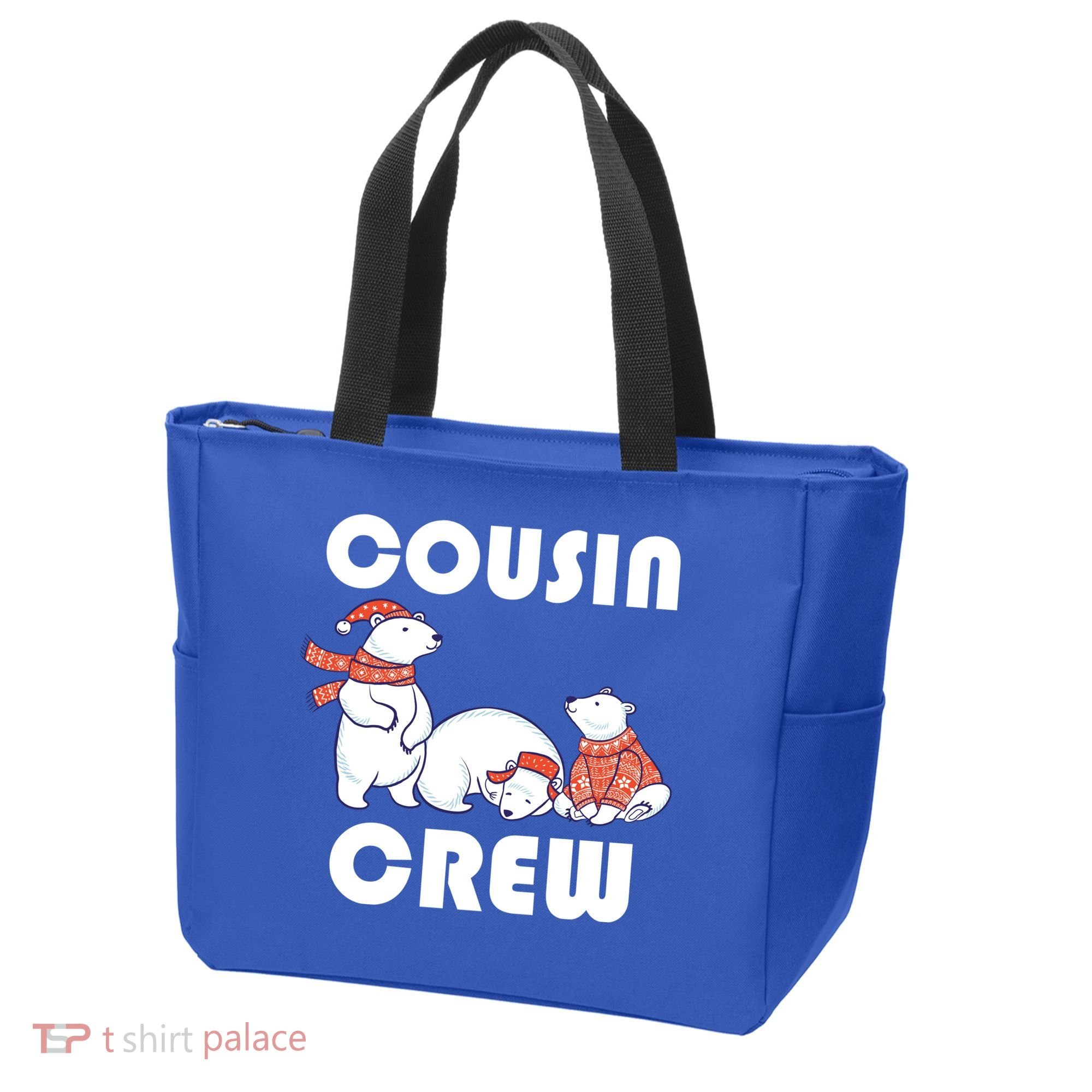 Cousin Crew Cute Polar Bears Tote Bag