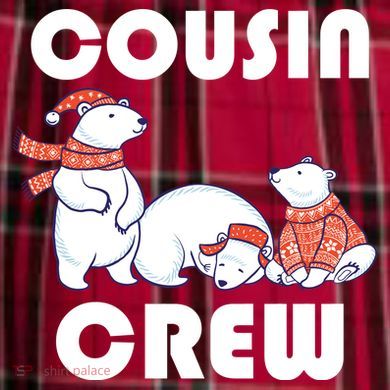 Cousin Crew Cute Polar Bears Women's Flannel Plaid Pajama Pants