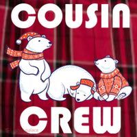 Cousin Crew Cute Polar Bears Women's Flannel Plaid Pajama Pants thumb 2