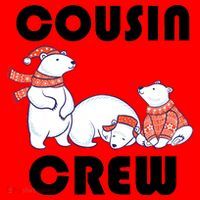 Cousin Crew Cute Polar Bears Santa Hat thumb 1