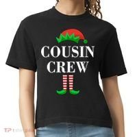 Cousin Crew Elf Family Matching Christmas Comfort Colors Boxy T-Shirt thumb 0