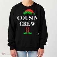 Cousin Crew Elf Family Matching Christmas Women's Sweatshirt thumb 0