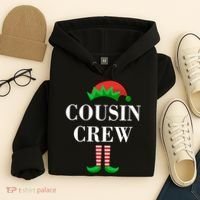 Cousin Crew Elf Family Matching Christmas Hoodie thumb 4
