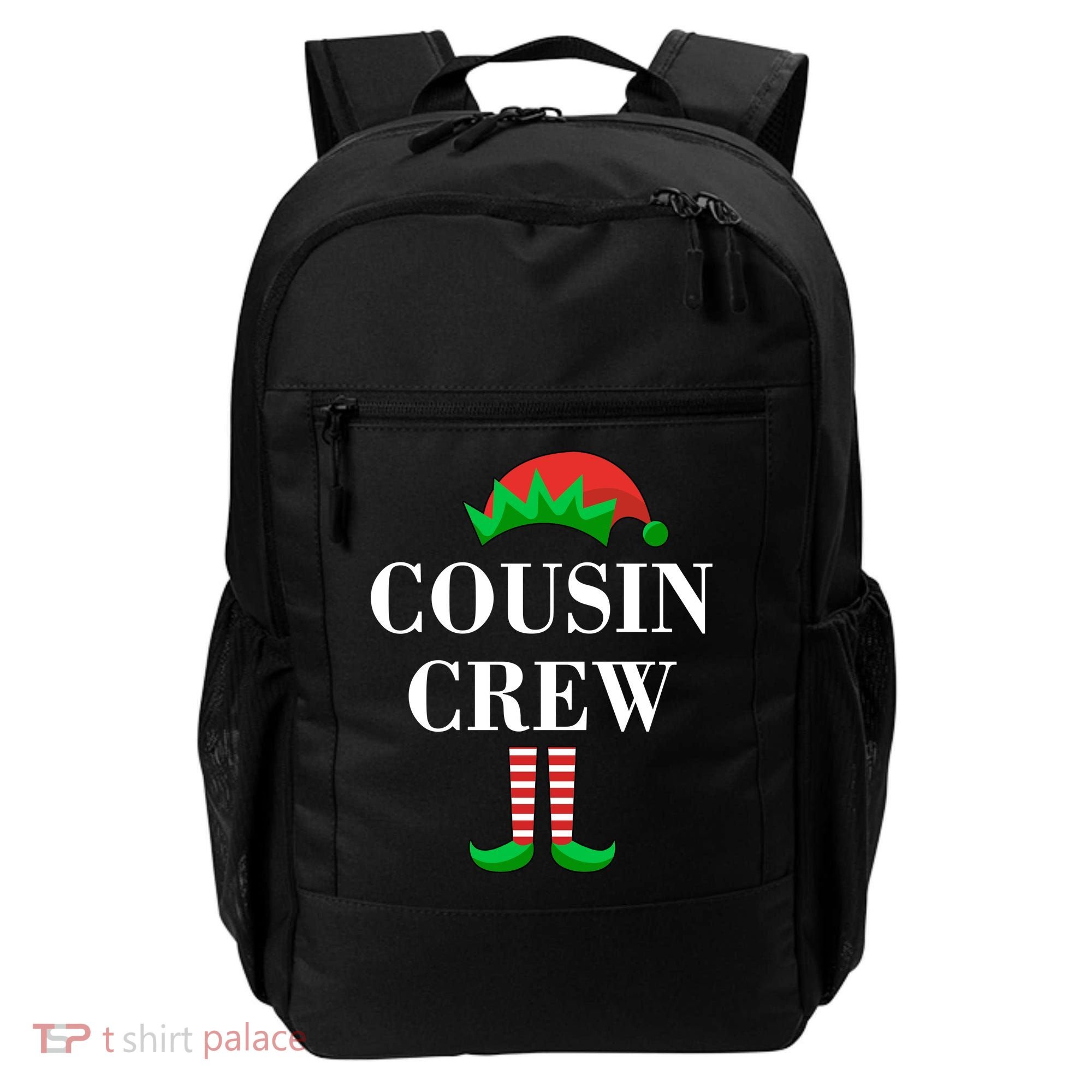 Cousin Crew Elf Family Matching Christmas Backpack