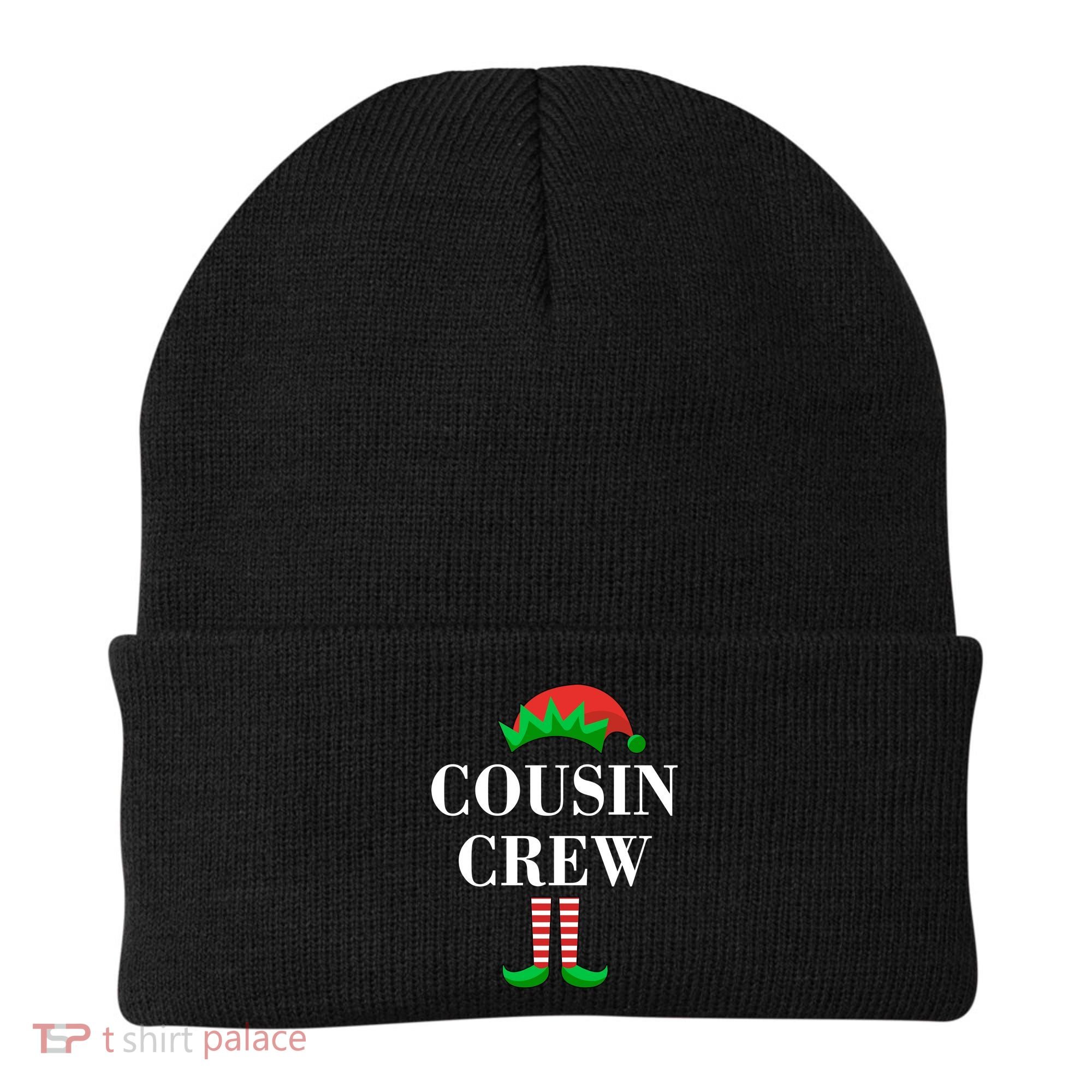 Cousin Crew Elf Family Matching Christmas Beanie