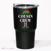 Cousin Crew Elf Family Matching Christmas Tumbler thumb 0