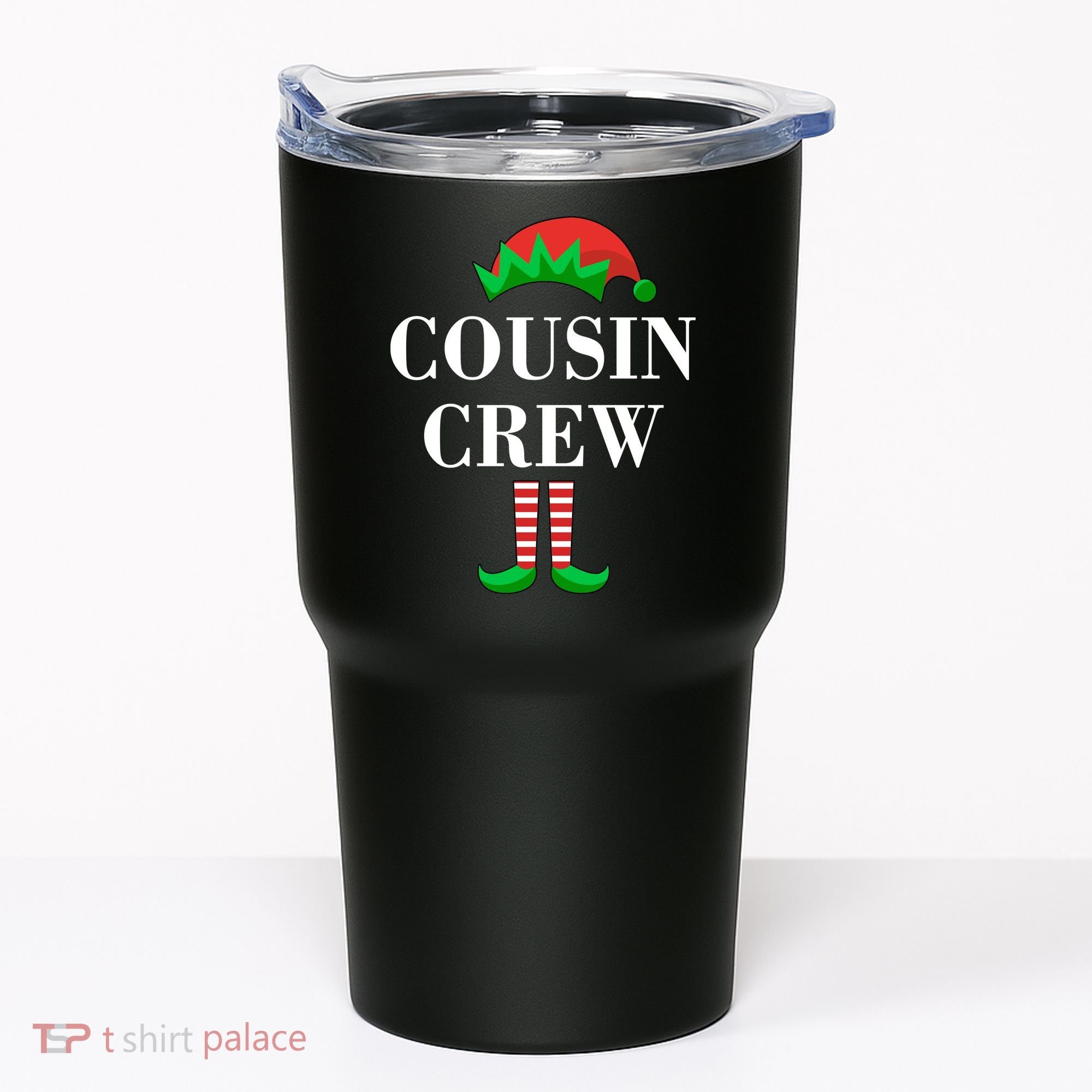 Cousin Crew Elf Family Matching Christmas Tumbler