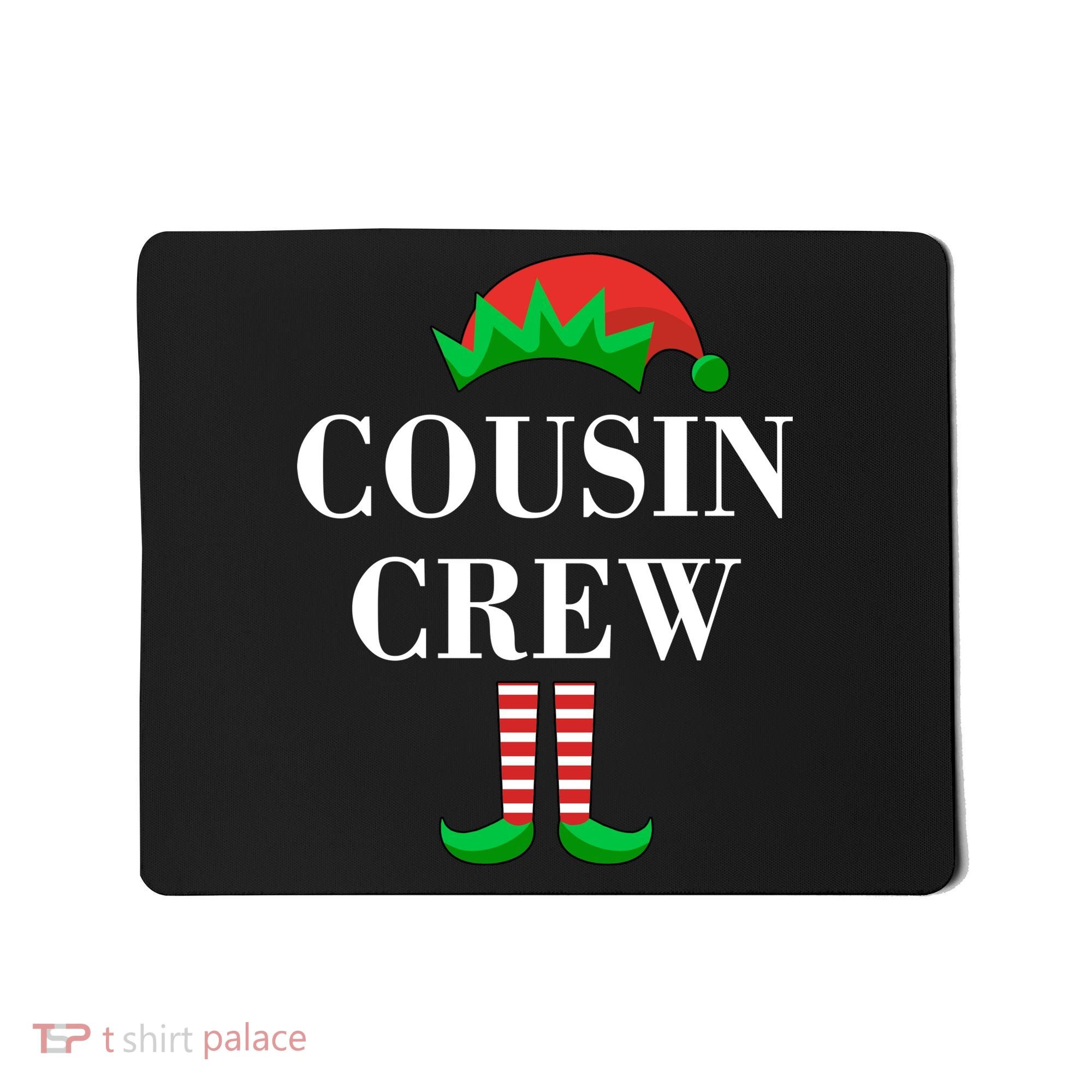 Cousin Crew Elf Family Matching Christmas Mousepad
