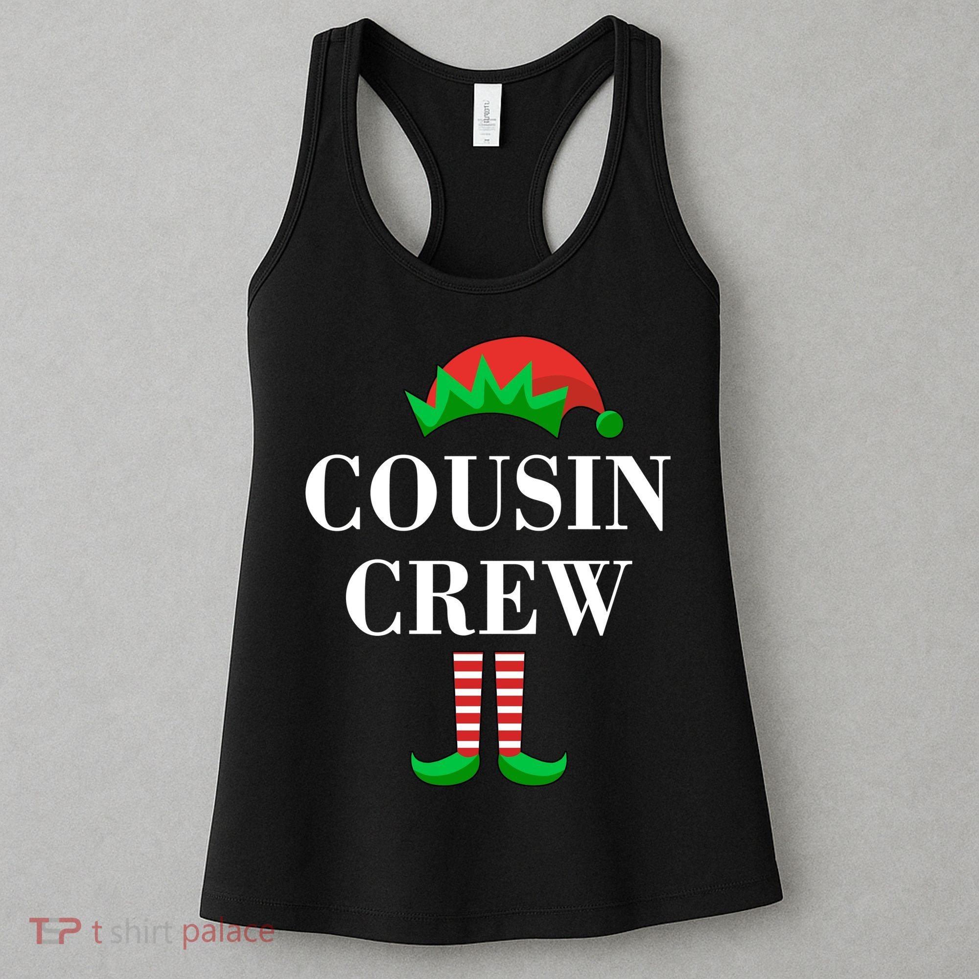 Cousin Crew Elf Family Matching Christmas Women's Tank Top