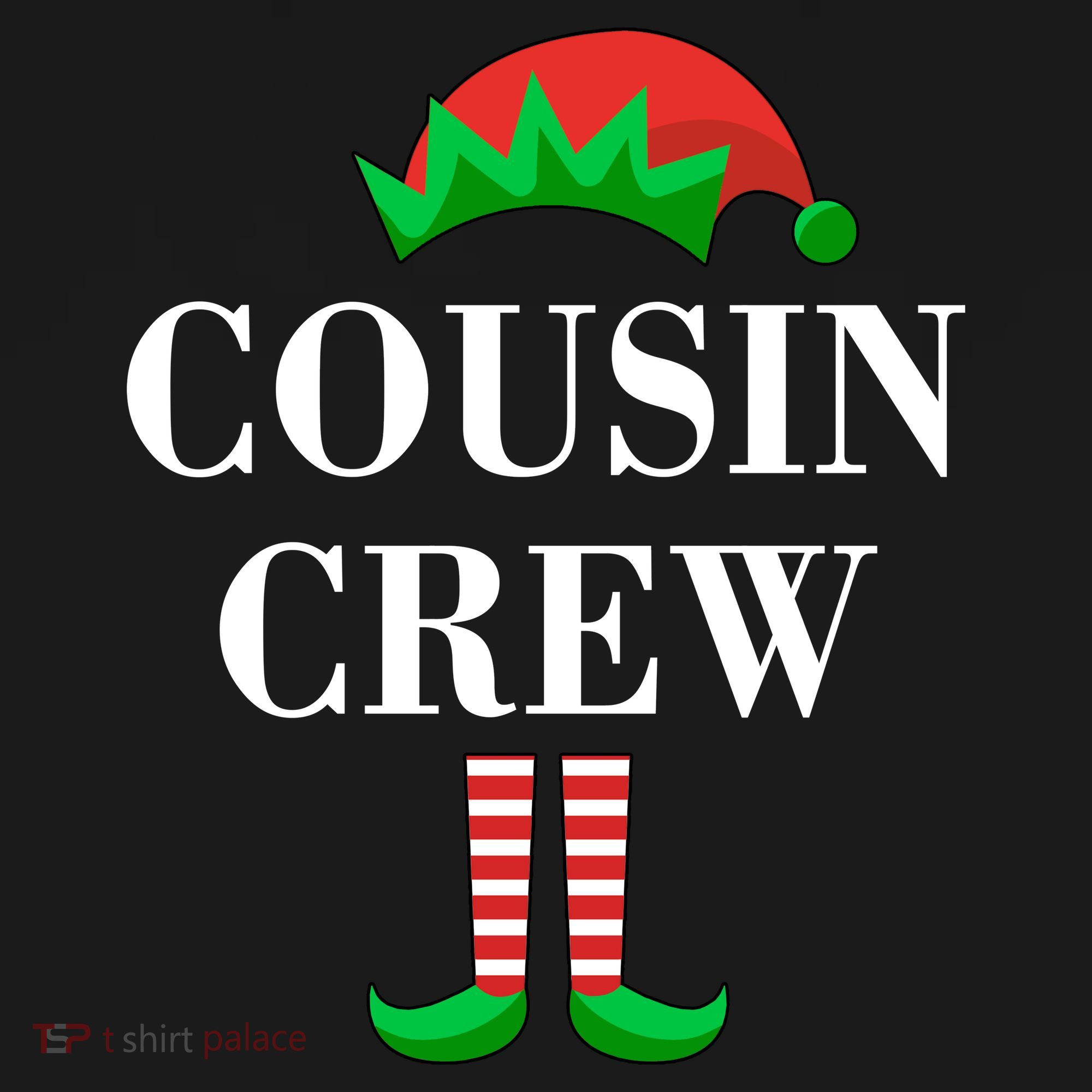 Cousin Crew Elf Family Matching Christmas Toddler Hoodie