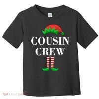 Cousin Crew Elf Family Matching Christmas Toddler T-Shirt thumb 0