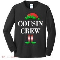 Cousin Crew Elf Family Matching Christmas Kids Long Sleeve Shirt thumb 0