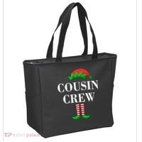 Cousin Crew Elf Family Matching Christmas Tote Bag thumb 2