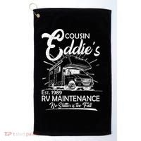 Cousin Eddie's RV Maintenance No Shitter Is Too Full Golf Towel thumb 0