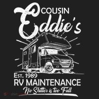 Cousin Eddie's RV Maintenance No Shitter Is Too Full Golf Towel thumb 3