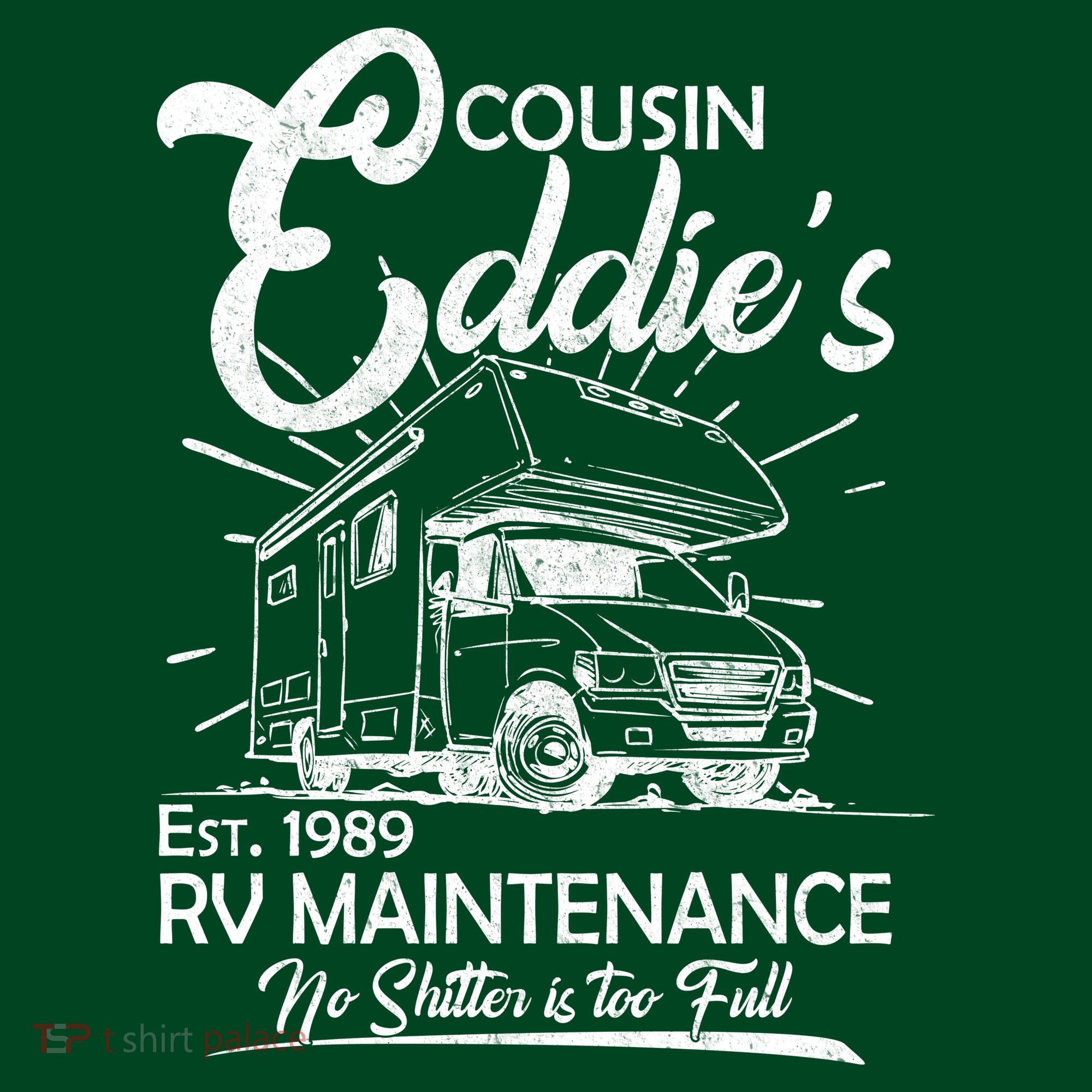 Cousin Eddie's RV Maintenance No Shitter Is Too Full Visor
