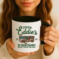 Cousin Eddie's RV Maintenance Shitters Too Full Coffee Mug thumb 3