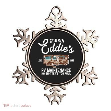 Cousin Eddie's RV Maintenance Shitters Too Full Ornament