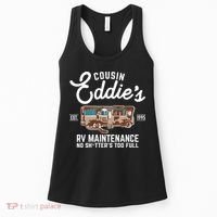 Cousin Eddie's RV Maintenance Shitters Too Full Women's Tank Top thumb 0