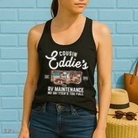 Cousin Eddie's RV Maintenance Shitters Too Full Women's Tank Top thumb 2
