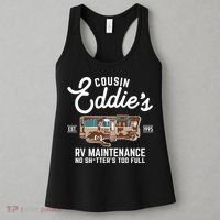 Cousin Eddie's RV Maintenance Shitters Too Full Women's Tank Top thumb 3
