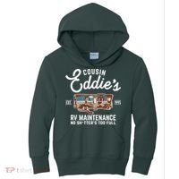 Cousin Eddie's RV Maintenance Shitters Too Full Kids Hoodie thumb 0